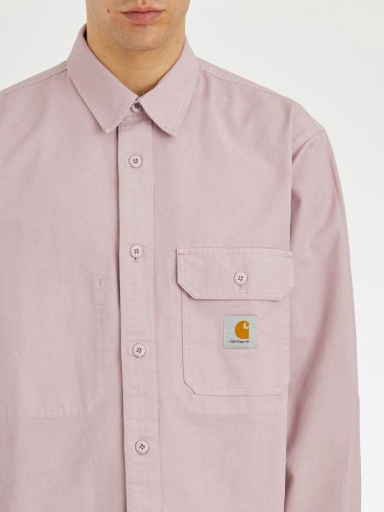 25SS 칼하트 WIP 긴팔 셔츠 LI0314472P8GD Pink - CARHARTT WIP