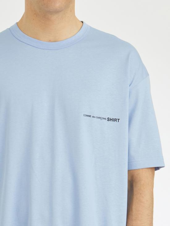 25SS 꼼데가르송 반팔 티셔츠 LFOT023S25BLUE Blue - COMME DES GARCONS