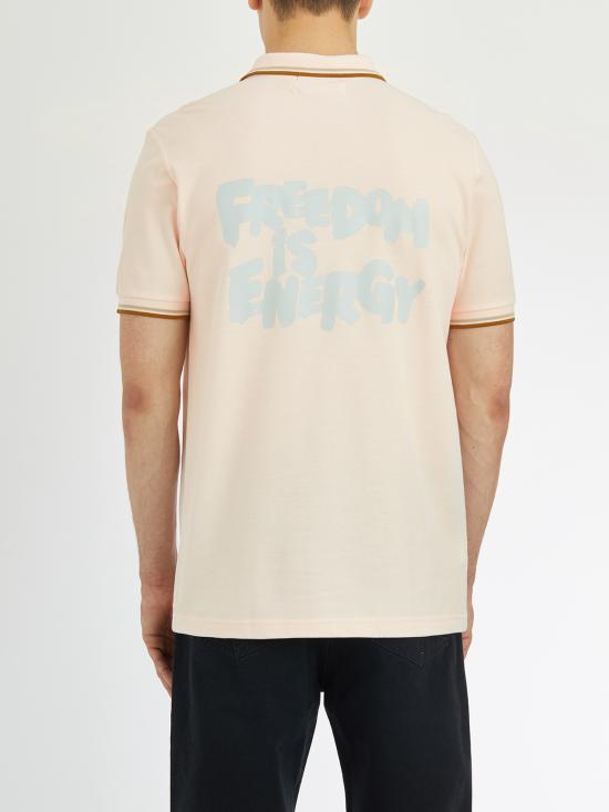 25SS 꼼데가르송 폴로 티셔츠 LFOT501S25PEACH Pink - COMME DES GARCONS