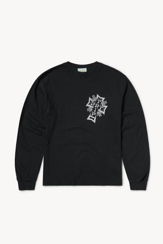  에리즈 어라이즈 긴팔 티셔츠 ARIU241MRTS043BK BLACK DOM