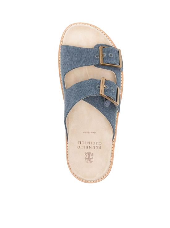 25SS 브루넬로 쿠치넬리 뮬/슬리퍼 MZUJMXY235CYW03 BLUE Blue - BRUNELLO CUCINELLI