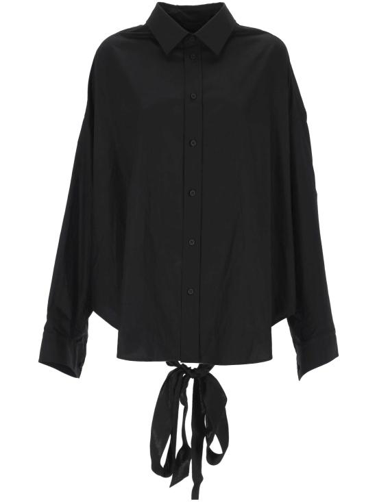 25SS 발렌시아가 블라우스 831657 TRM281000 Black