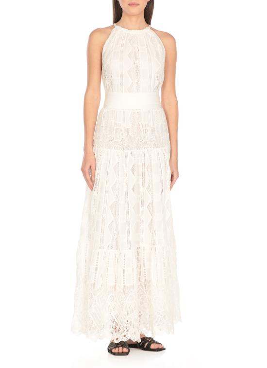 25SS 핑코 미디 원피스 104857 A2G9Z05 White - PINKO