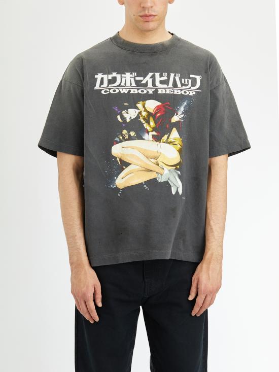 25FW 세인트 미카엘 반팔 티셔츠 LSMHR80000C04 Black