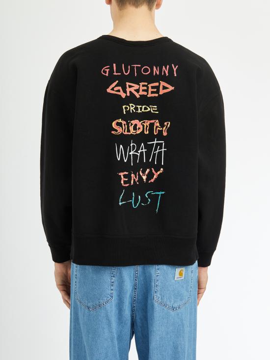 25FW 세인트 미카엘 긴팔 티셔츠 LSMHR80000044 Black - SAINT MXXXXXX