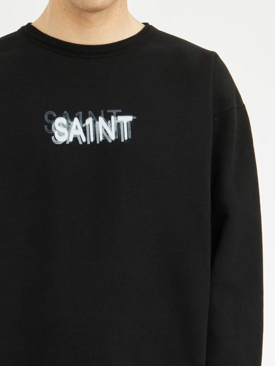 25FW 세인트 미카엘 긴팔 티셔츠 LSMHR80000044 Black - SAINT MXXXXXX