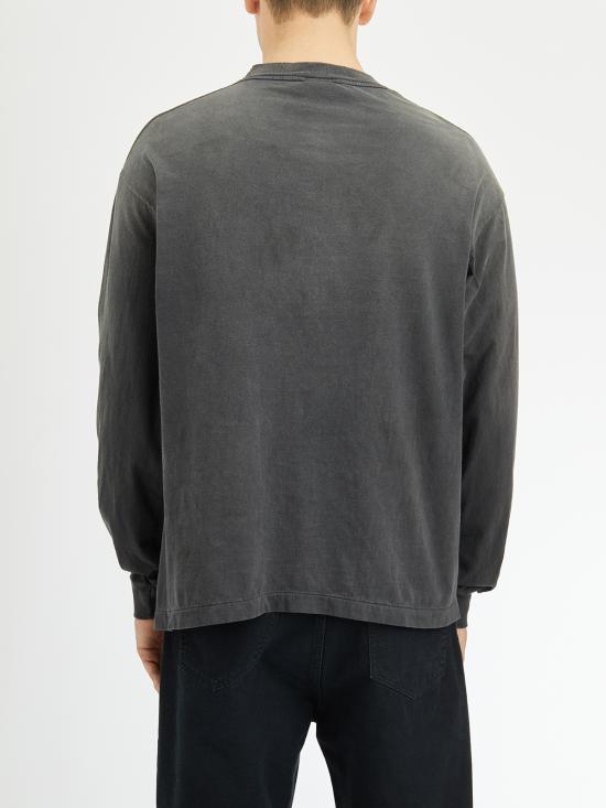 25FW 세인트 미카엘 긴팔 티셔츠 LSMHR80000032 Black - SAINT MXXXXXX