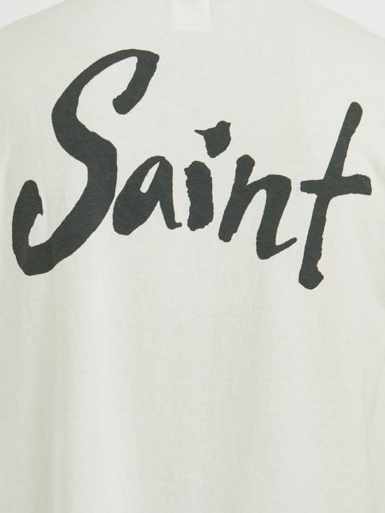 25FW 세인트 미카엘 반팔 티셔츠 LSMHR80000025 White - SAINT MXXXXXX