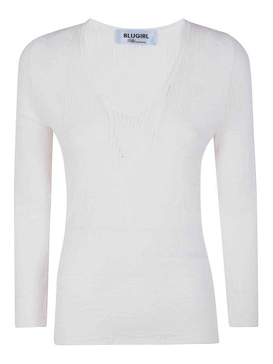  블루걸 긴팔 티셔츠 RA5011MS99E14300 White