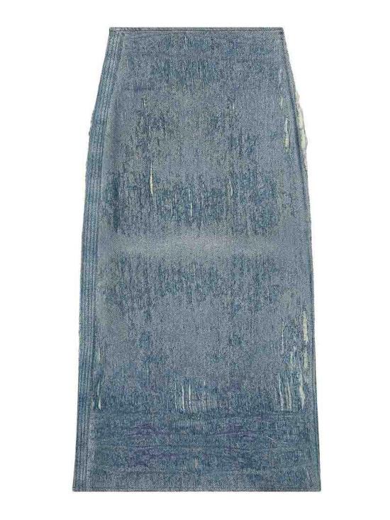  디젤 미디 스커트 068RQA1893401 Blue