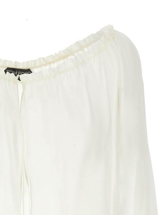  톰포드 블라우스 TS2091FAX852AW020 White - TOMFORD