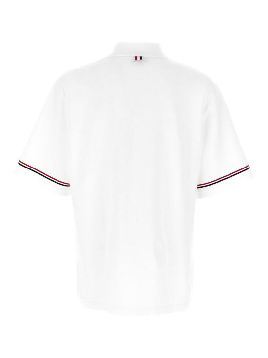  톰브라운 폴로 티셔츠 MJP209AJ0199100 White - THOM BROWNE
