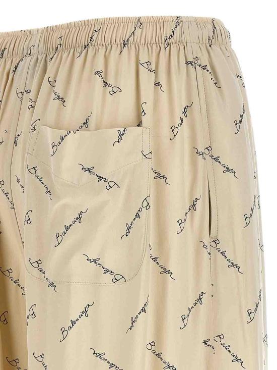  발렌시아가 스트레이트 팬츠 814016TRLB19711 Beige - BALENCIAGA