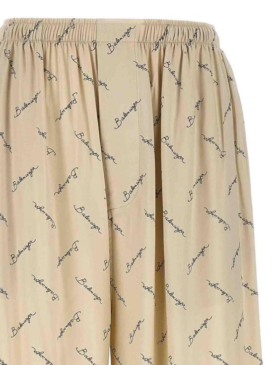  발렌시아가 스트레이트 팬츠 814016TRLB19711 Beige - BALENCIAGA
