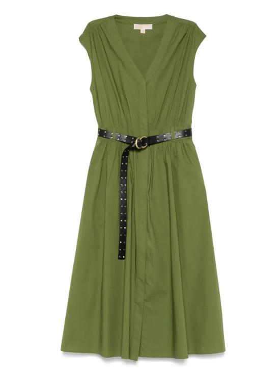 25SS 마이클 코어스 미디 원피스 MS5830KF4C340 Green