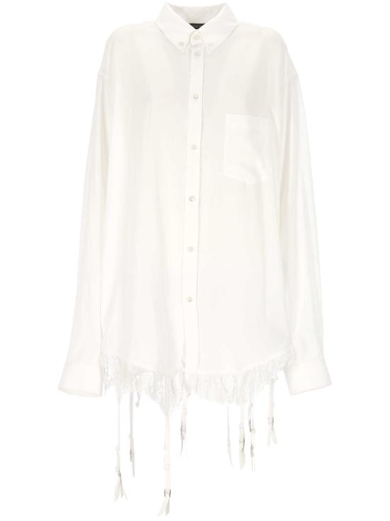 25SS 발렌시아가 블라우스 831656 TRO379000 White