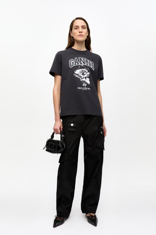 25SS 가니 반팔 티셔츠 T4138252 PHANTOM DOM - GANNI