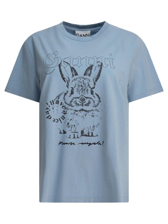 25SS 가니 반팔 티셔츠 T4155326 SOFT CHAMBRAY DOM