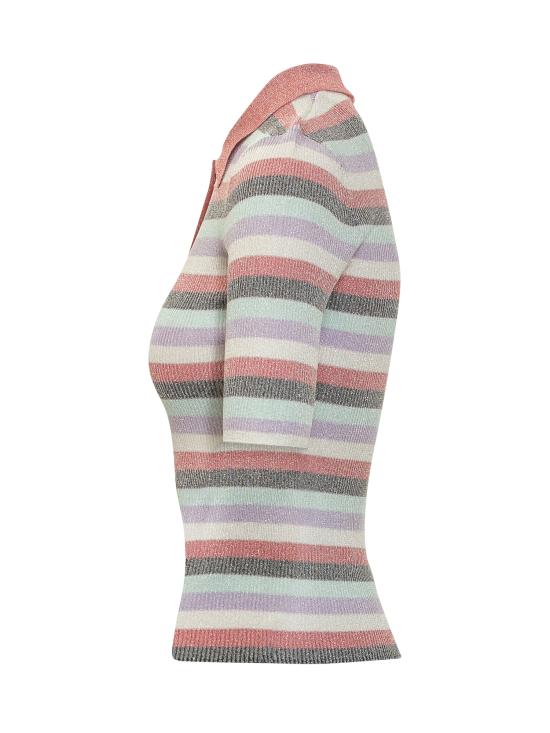 25SS 가니 폴로 티셔츠 K2480999 MULTICOLOR DOM - GANNI