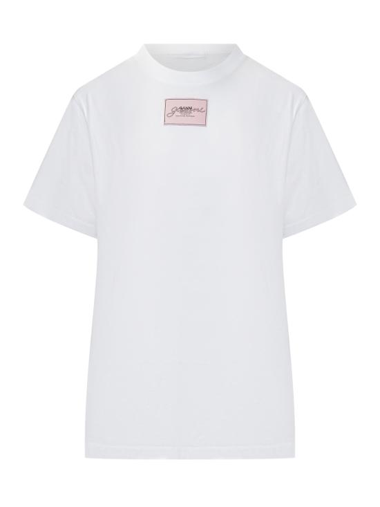 25SS 가니 반팔 티셔츠 T4157151 BRIGHT WHITE DOM