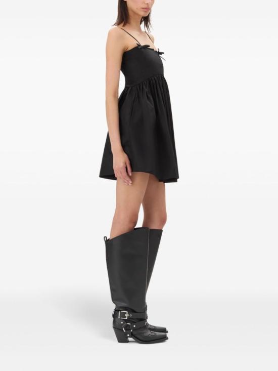 25SS 가니 숏 원피스 W0194 Black - GANNI