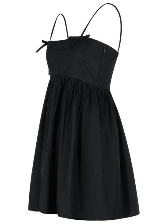 25SS 가니 숏 원피스 W0194 099 Black - GANNI