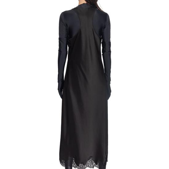  발렌시아가 롱 원피스 725085 TKO04 1000 Black - BALENCIAGA