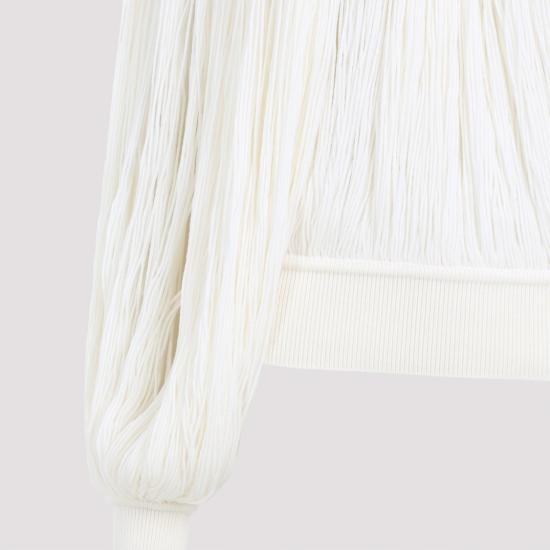 25SS 알라이아 니트웨어 AA9S03076M902 White - ALAIA