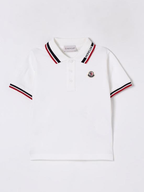 25FW [키즈] 몽클레어 폴로 셔츠 8A0001289ALK 034 Beige