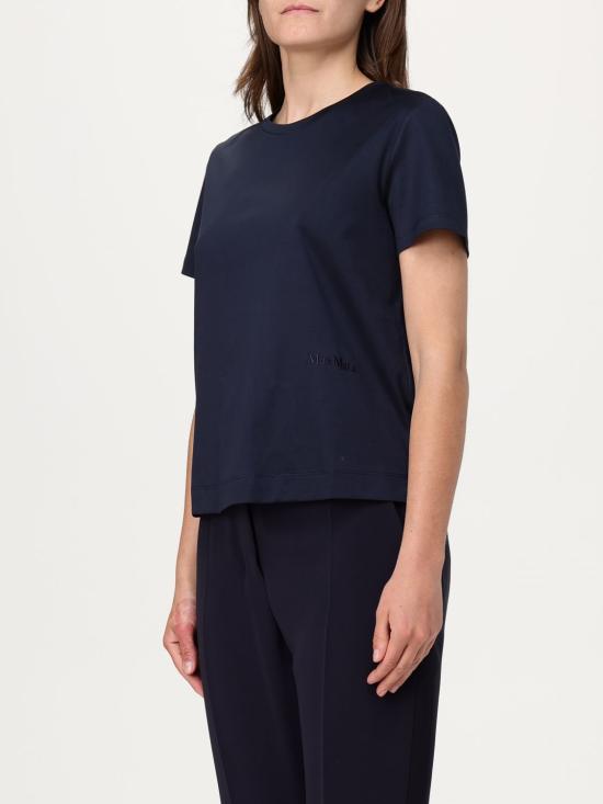 25SS 막스마라 반팔 티셔츠 2511971018600 004 Navy - MAX MARA