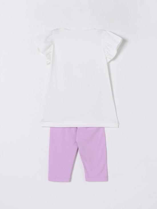 25SS [키즈] 리우조 캐주얼 세트 KA5096J5003 N9841 White - LIU JO