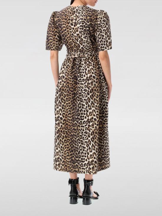 25FW 가니 롱 원피스 W0373 943 Brown - GANNI