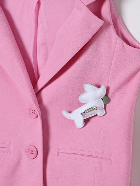 25SS [키즈] 리우조 베스트 KA5005J4633 M9382 Pink - LIU JO