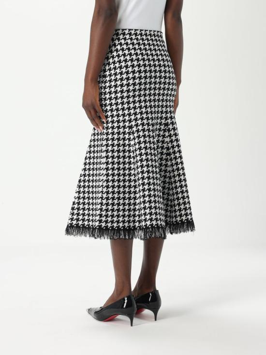 25FW 알렉산더 맥퀸 스커트 829318Q1BDB 1080 Black - ALEXANDER MCQUEEN