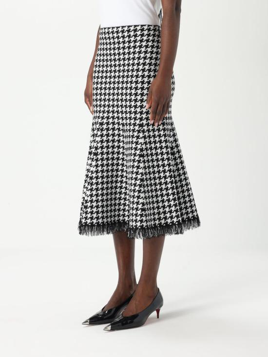 25FW 알렉산더 맥퀸 스커트 829318Q1BDB 1080 Black - ALEXANDER MCQUEEN