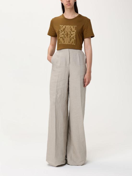 25FW 막스마라 반팔 티셔츠 2511941042600 009 Green - MAX MARA