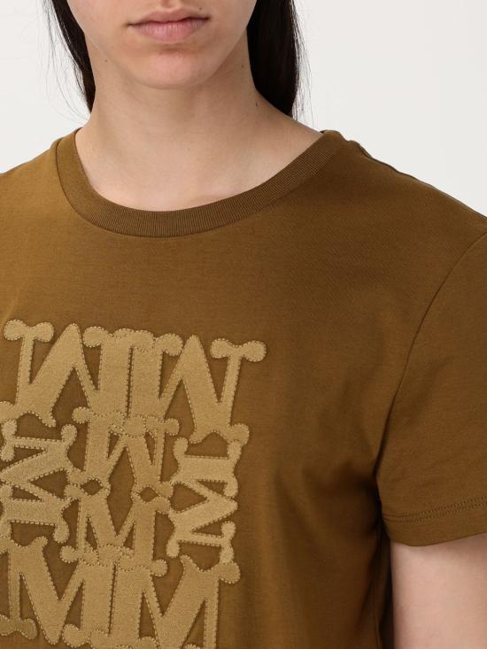 25FW 막스마라 반팔 티셔츠 2511941042600 009 Green - MAX MARA