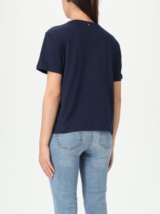 25FW 리우조 반팔 티셔츠 CA5371J6308 M9319 Blue - LIU JO