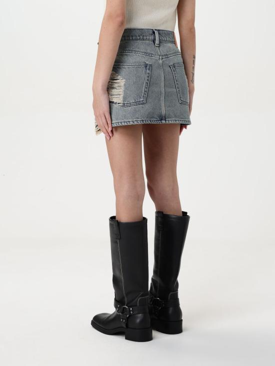 25FW 아크네 스튜디오 숏 스커트 AF0510 AUZ Blue - ACNE STUDIOS