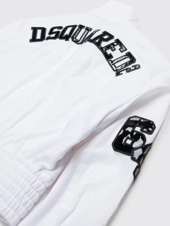25SS [키즈] 디스퀘어드2 캐주얼 자켓 DQ2806D0A8C DQ100 White - DSQUARED2