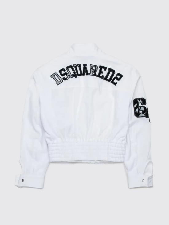 25SS [키즈] 디스퀘어드2 캐주얼 자켓 DQ2806D0A8C DQ100 White - DSQUARED2