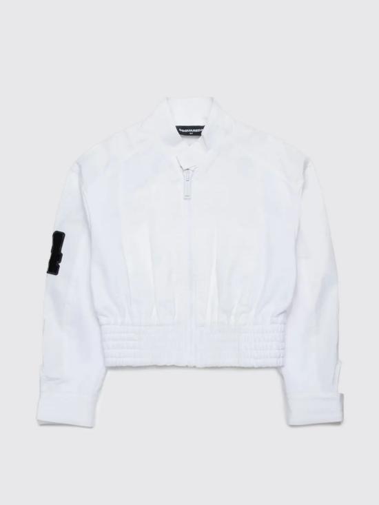 25SS [키즈] 디스퀘어드2 캐주얼 자켓 DQ2806D0A8C DQ100 White