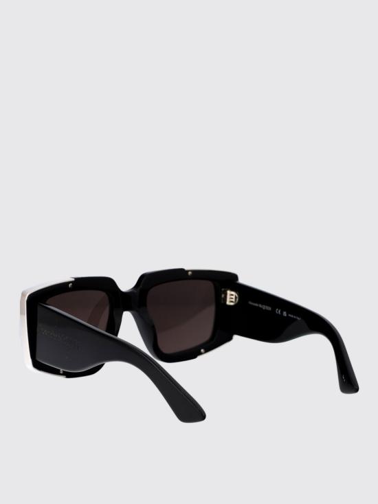 25FW 알렉산더 맥퀸 선글라스 AM0446S 001 Black - ALEXANDER MCQUEEN