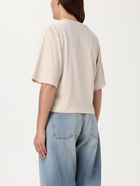 25FW 핑코 반팔 티셔츠 104604A2CS C03 Beige - PINKO