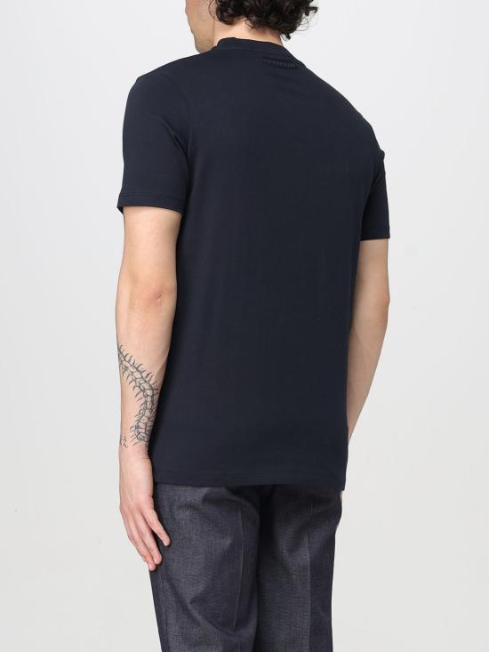 25FW 칼라거펠트 반팔 티셔츠 KM755710 690 Navy - KARL LAGERFELD