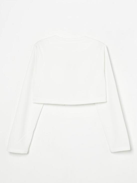 25SS [키즈] 리우조 캐주얼 자켓 GA5006J4633 10602 White - LIU JO