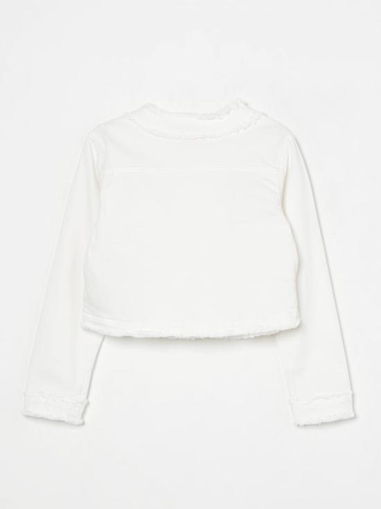 25SS [키즈] 리우조 캐주얼 자켓 GA5137T2934 10602 White - LIU JO