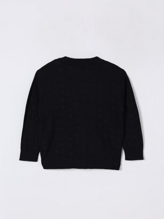 25FW [키즈] 엠포리오 아르마니 풀오버 EB000286AF13935 UB118 Navy - EMPORIO ARMANI