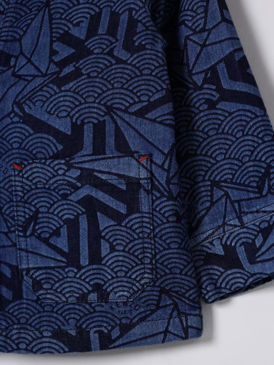 25FW [키즈] 겐조 캐주얼 자켓 K61083 Z45 Blue - KENZO