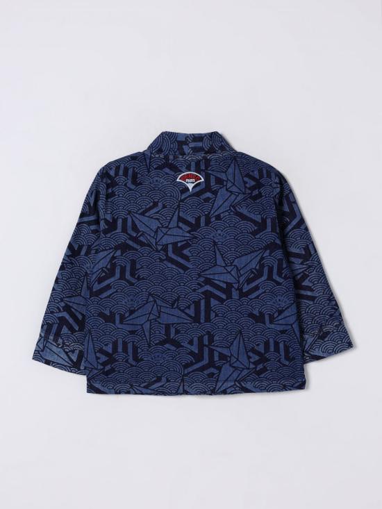 25FW [키즈] 겐조 캐주얼 자켓 K61083 Z45 Blue - KENZO